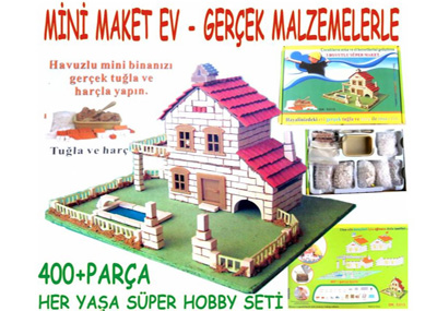 3 boyultu maket ev gercek harc ve tugla 19 99 tl firsatcaddesi com da firsat caddesi